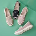 thumbnail image 6 of Women's Knitted Mesh Lightweight Walking Sneakers Casual Lightweight Arch Support Slip On Orthotic Soft Sole Shoes Breathable Non Slip Work Shoes, 6 of 8
