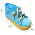 thumbnail image 2 of Pets Bite Resistant Tooth Toys Cat Dog Clean Teeth Blusted High-state Canvas Shoes Make Sound Toys With 4 Colors, 2 of 6