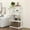 White, variant on HEROOY 4 Tier Plastic Freestanding Shelf Bathroom Organizer, Shelving Unit Storage Rack Organizer for Home, Garage, Basement, Shed and Laundry Room 31"X8.6"X16" Black