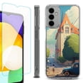 thumbnail image 1 of Shockproof Bumper Phone Case for Samsung Galaxy A14 5G, with Tempered Glass Screen Protector, by OneToughShield ® - Europe Summer, 1 of 3