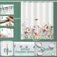 thumbnail image 3 of Tunnel Shower Curtains Hooks Black Bathroom Curtain Church Architecture Polyester Cloth Fabric Home Decor Bathroom Accessories, 3 of 5