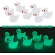thumbnail image 5 of 40 piezas de 4 estilos de mini patos amarillos y blancos, pequeños patos, sombrero navideño de resina, mini pato de resina, animal, 5 of 7