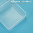 thumbnail image 3 of Caja de Almacenamiento de Artesanía para Encantos de Uñas de 3.7x3.7x1.4 Pulgadas Herramientas Transparentes, 3 of 6