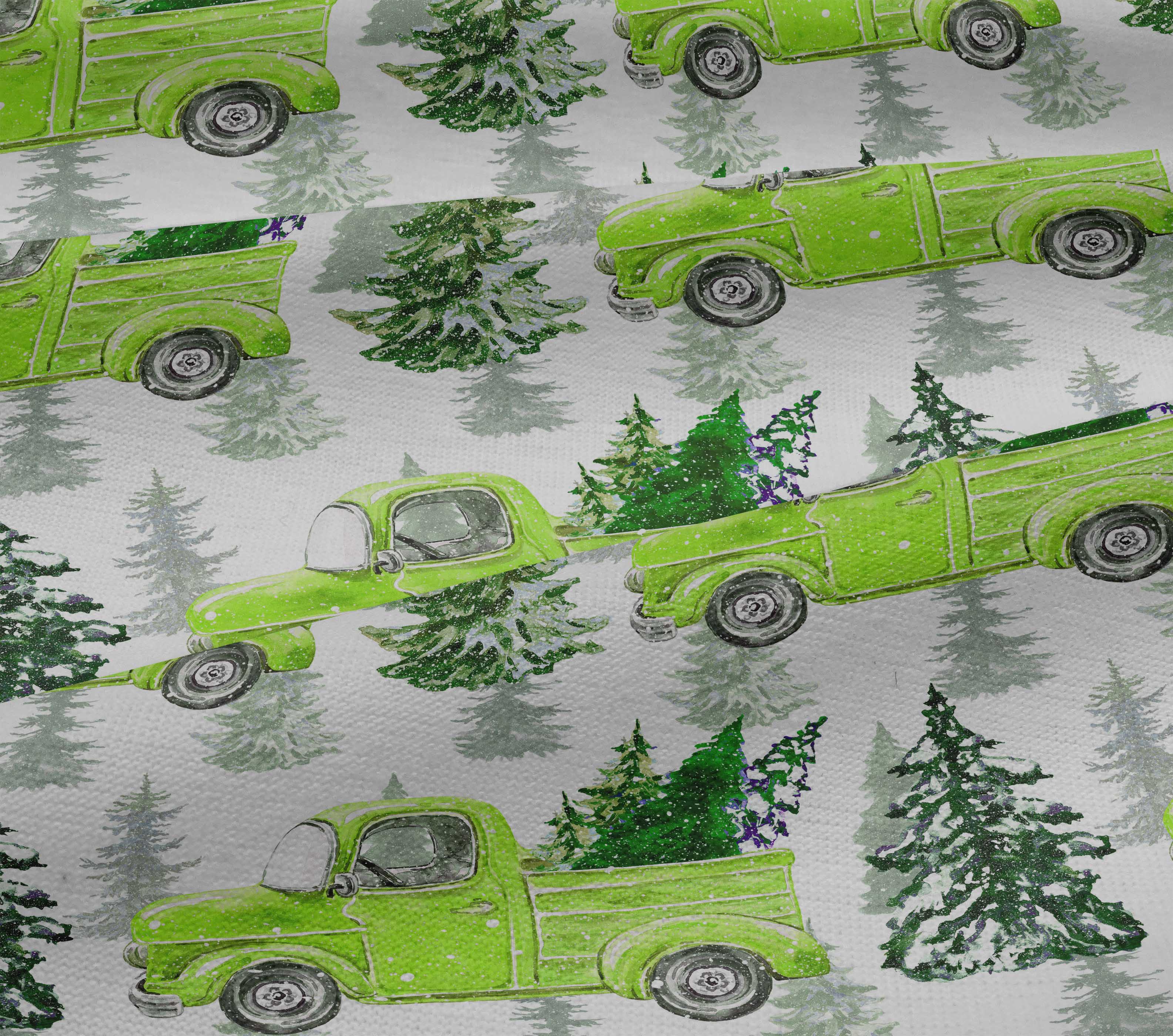 oneOone Cotton Jersey Light Green Fabric Merry Christmas Sewing Craft Projects Fabric Prints By Yard 58 Inch Wide