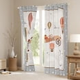 thumbnail image 3 of Castle Fairy Cute Animal Elephant Blackout Curtains Set of 2 (52x84 Each) for Preppy Child,Transportation Theme Window Curtains,Cartoon Aircraft Curtains and Drapes,Microfiber Bedroom Decor, 3 of 6