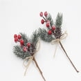 thumbnail image 1 of Accesorios para ramos navideños, copos de nieve, cuerda de cáñamo, ramo de frutos rojos, guirnalda DIY, 1 of 6
