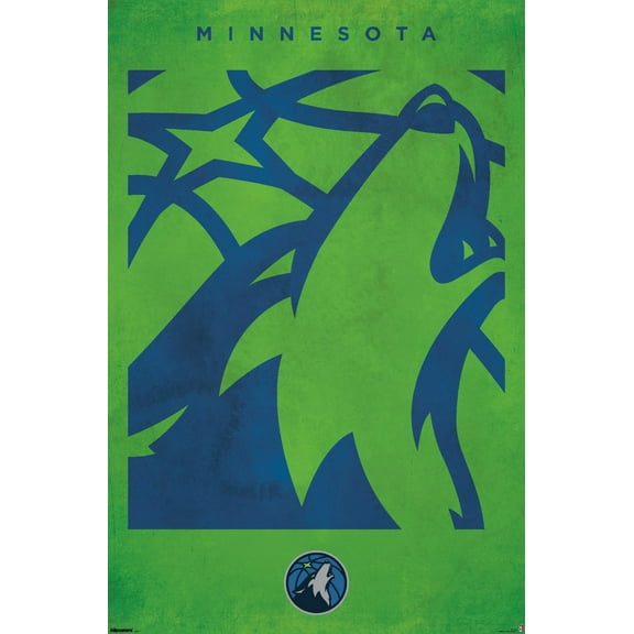 NBA Minnesota Timberwolves - Logo 25 Wall Poster, 22.375" x 34"