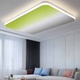 thumbnail image 2 of Fluorescent Light Covers 1 Pack 4x2 ft Ombre Green Ceiling Light Covers Green Grey Light Filters for Classroom, Office & Home, Drop Ceiling Light Covers, 2 of 8