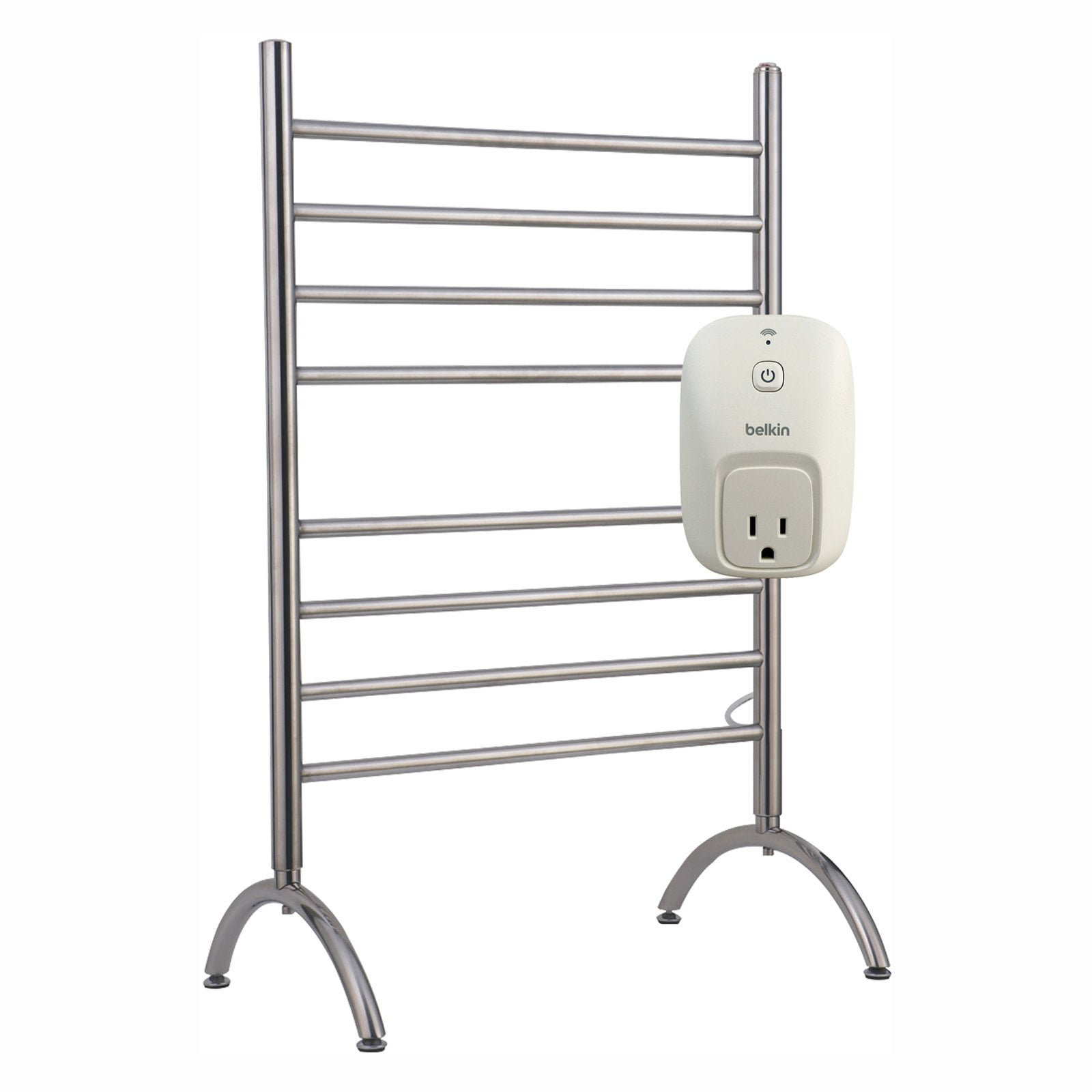 WarmlyYours Barcelona Freestanding Towel Warmer with WeMo PlugIn