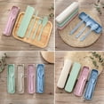 thumbnail image 4 of Coofit Travel Utensils Set Portable Creative Camping Flatware Set Camping Utensil Set, 4 of 10