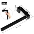 thumbnail image 2 of AMERTEER 2Pcs Bench Clamp 19/20mm Aluminum Alloy Workbench Hole Clamp Set Adjustable Woodworking Table Hold Down Quick Clamp Woodworking Accessories for Workbench, 2 of 7