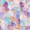 Watercolor Marble Pattern, variant on Mini Backpack Purse for Women Travel Daypack Casual Shoulder Bag, Vibrant Cute Cat