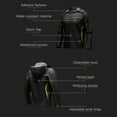 thumbnail image 3 of Combinaison de Pluie Imperméable pour Moto Hommes Femmes avec Sac de Rangement, 3 of 7
