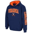 thumbnail image 2 of Youth Colosseum Navy Virginia Cavaliers 2-Hit Pullover Hoodie, 2 of 3