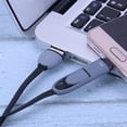 thumbnail image 2 of JShteea 2 en 1 Micro USB+Type-C Datos sincronización y cable carga para Android (Negro), 2 of 4