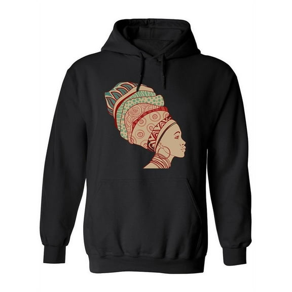 Sketch Of A Woman With Turban Hoodie Women -Image by Shutterstock, Female 3X-Large