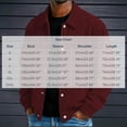 thumbnail image 3 of Mifsaly Mens Corduroy Bomber Jackets Snap Button Collared Jacket Fall Winter Classic Vantage Street Daily Going Out Outfits with Pockets, 3 of 9