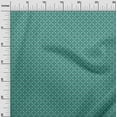 thumbnail image 3 of oneOone Rayon Aqua Blue Fabric Asian Block Fabric For Sewing Printed Craft Fabric By The Yard 56 Inch Wide, 3 of 4