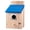 Blue, variant on Bird House, Bird Houses for Outside, Wooden Bluebird House Garden Country Cottages, Nesting Box for Finch Swallow Wren Chickadee Wild Bird Supplies, Garden Viewing, Style D