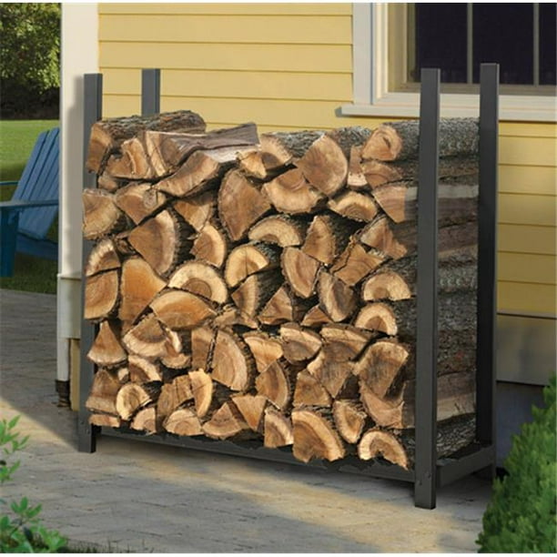 ShelterLogic 90471 4 ft. 1 2 m Ultra Duty Firewood Rack with o Cover
