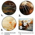 thumbnail image 3 of Designart "The Odyssey of Brown Otters" Animals Floater Framed Wall Art Print, 3 of 7