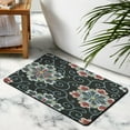 thumbnail image 3 of Modern Green 20x32 inch Floral Area Rug – Washable and Non-Slip Rug for Your Entryway, Bedroom, Living Room, Bathroom, or Laundry Room, 3 of 5