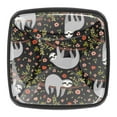 thumbnail image 1 of 4 Pcs Square Cabinet Handle Cupboard Knob Drawer Pulls Handle Animal Sloth Drawer Knobs with Screws Furniture Decoration, 1 of 7