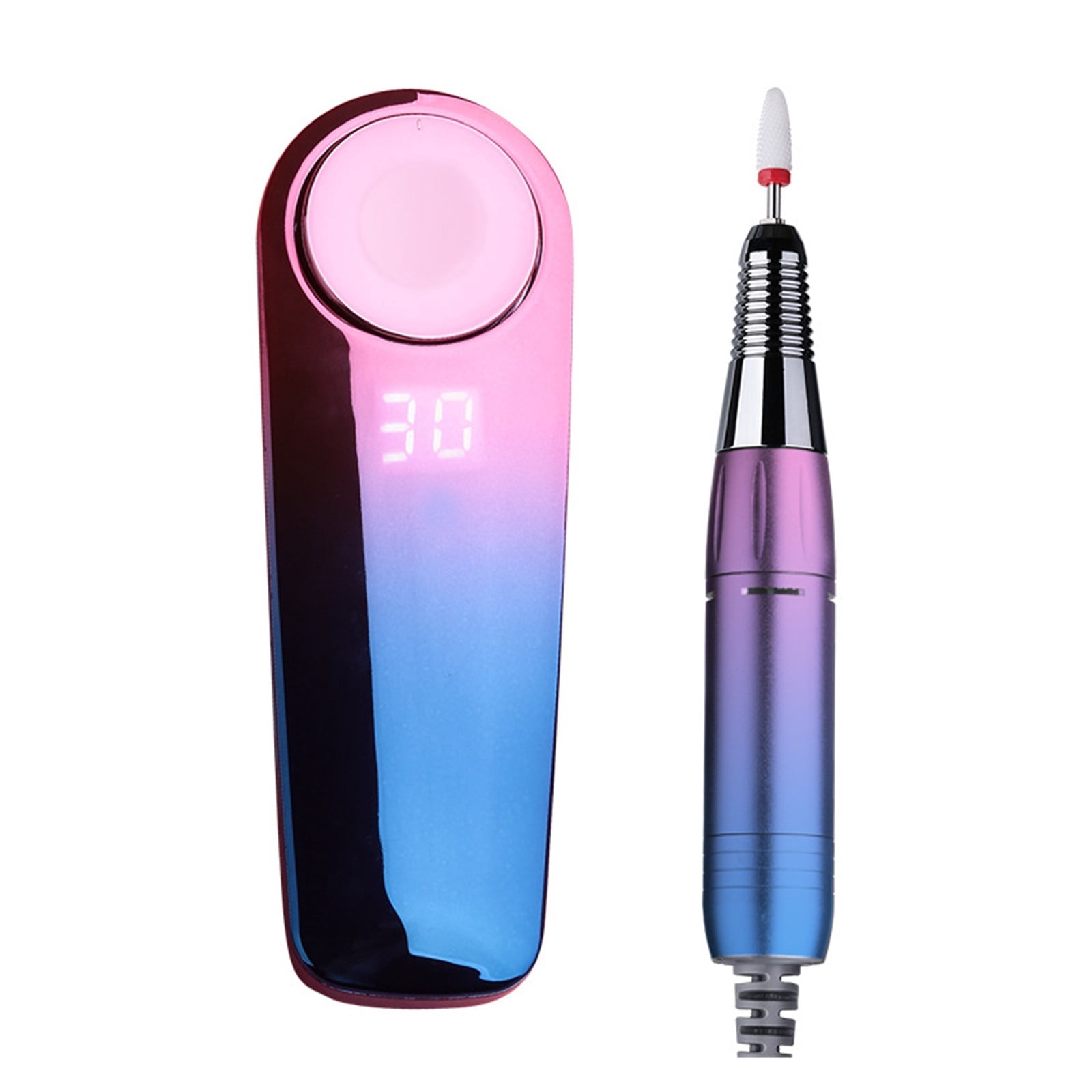 35000RPM Electric Nail Drill Machine For Manicure, Professional Nail Lathe With LCD Display, Rechargeable Nail Salon Tool ,Low Noise
