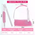 thumbnail image 2 of Child Arm Sling - Pink Pediatric Mesh Shoulder Immobilizer for Kids, 2 of 5