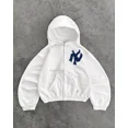 thumbnail image 1 of Sudadera con capucha Y2K Harajuku para mujer, suéter de manga larga con estampado de letras personalizadas, estilo informal, Hip-hop, versátil, 1 of 3