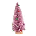 thumbnail image 3 of Árbol de Navidad artificial de mesa, pequeño árbol de Navidad para el hogar, vacaciones, dormitorio. Rosa 30cm, 3 of 9