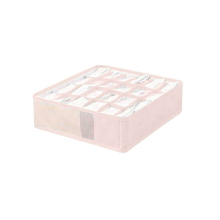 

Paiwinds Washable Wardrobe Closet Underwear Organizer Drawer Divide By for Underwear Bras Socks Ties Handkerchiefs 24 Grids