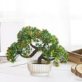 thumbnail image 4 of HongHeng Artificial Small Plant 1pc Fake Flower Potted Plant Bathroom for Indoor Decor Window Tabletop office Colorful, 4 of 6
