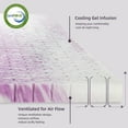 thumbnail image 2 of BDEUS 2 inch Mattress Topper Queen Size, Cooling Gel Memory Foam Bed Topper for Pressure Relief, 2 of 13