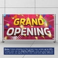 thumbnail image 3 of Grand Opening Banner 13 oz Heavy Duty Vinyl Grand Opening Sign for Special Business, Events, Ceremonies & Inaugurations - Outdoor & Indoor - Single-Sided with Metal Grommets (4x6 ft), 3 of 6