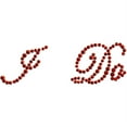 thumbnail image 3 of Unik Occasions Rhinestone I Do Classic Wedding Shoe Stickers - Red, 3 of 3