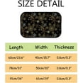 thumbnail image 7 of GZHJMY Bathroom Rugs Mats Non-Slip, Soft Microfiber Absorbent Bath Mats for Shower Bathtubs, Snowflake Golden Black Shiny Indoor Entrance Door Mats Bedroom Laundry 24”x16” Carpet Runner, 7 of 7