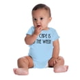 thumbnail image 2 of My Cape is in the Wash Cute Superhero Romper Boys or Girls Infant Baby Brisco Brands 12M, 2 of 6