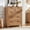 Dark Wood, variant on Buildhom Farmhouse 5-Drawer Dresser with Rounded Corners & Solid Legs, Wood Chest for Bedroom, Walnut