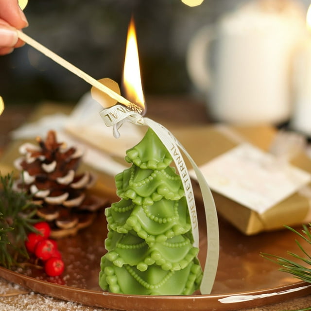 Herunwer Christmas Gifts Aromatherapy Candles For Girls Girlfriends Senior Companion Gift Christmas Tree Sense Of Aromatherapy Candle Gift Box