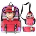 thumbnail image 1 of Mochila 3 unidades/lote Captains Ozoras Tsubasas Anime School, 1 of 1