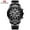 2383YH, variant on Sports Mens Quartz Watch VA VA VOOM New Black Stainless Steel Waterproof Hollow Out Luminous Military Mannish Wristatches
