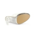 thumbnail image 5 of BLISSFUL STEP Women's Sandals Block Heels Clear Platform Slides Sandals, 5 of 8