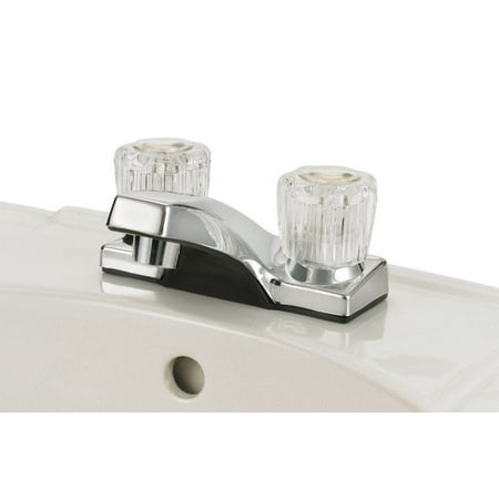 UPC 843518000038 product image for Home Plus Lavatory Faucet Two Handle Chrome Finish | upcitemdb.com