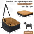 thumbnail image 2 of Asiento de coche para perros NEEZUKAR para perros pequeños y medianos de hasta 30 libras, 2 of 5