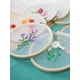 thumbnail image 3 of Paquete de material de bordado para bricolaje, pintura colgante, divertida, hecha a mano, para principiantes, tela de flores, sin punto de cruz, organza, pintura colgante, 3 of 6
