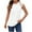 White, variant on ZyeKqe Womens Lace Cap Sleeve Tops Pleated Crewneck Summer Tank Tops Dressy Casual Sleeveless Shirts Blouse