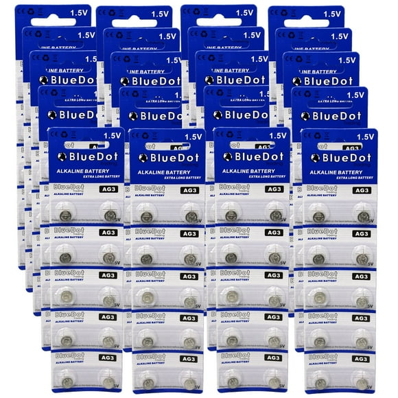 BlueDot Trading AG3 Alkaline Button Coin Cell 1.5v LR41 SR41 392 196 Battery for Watches, Calculators, Toys, Other Electronic Products, Quantity 200 Pack