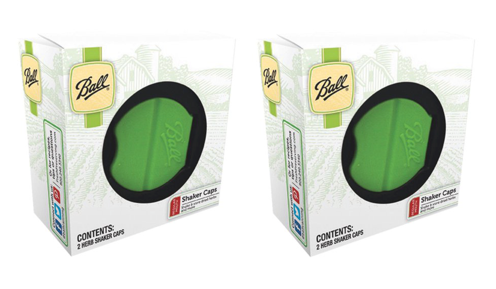Ball Herb Shaker with Lids, 4 Count (2 Pack)
