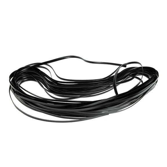 Toyvian Durable Black Plastic Rattan Material for DIY Wicker Furniture Repair